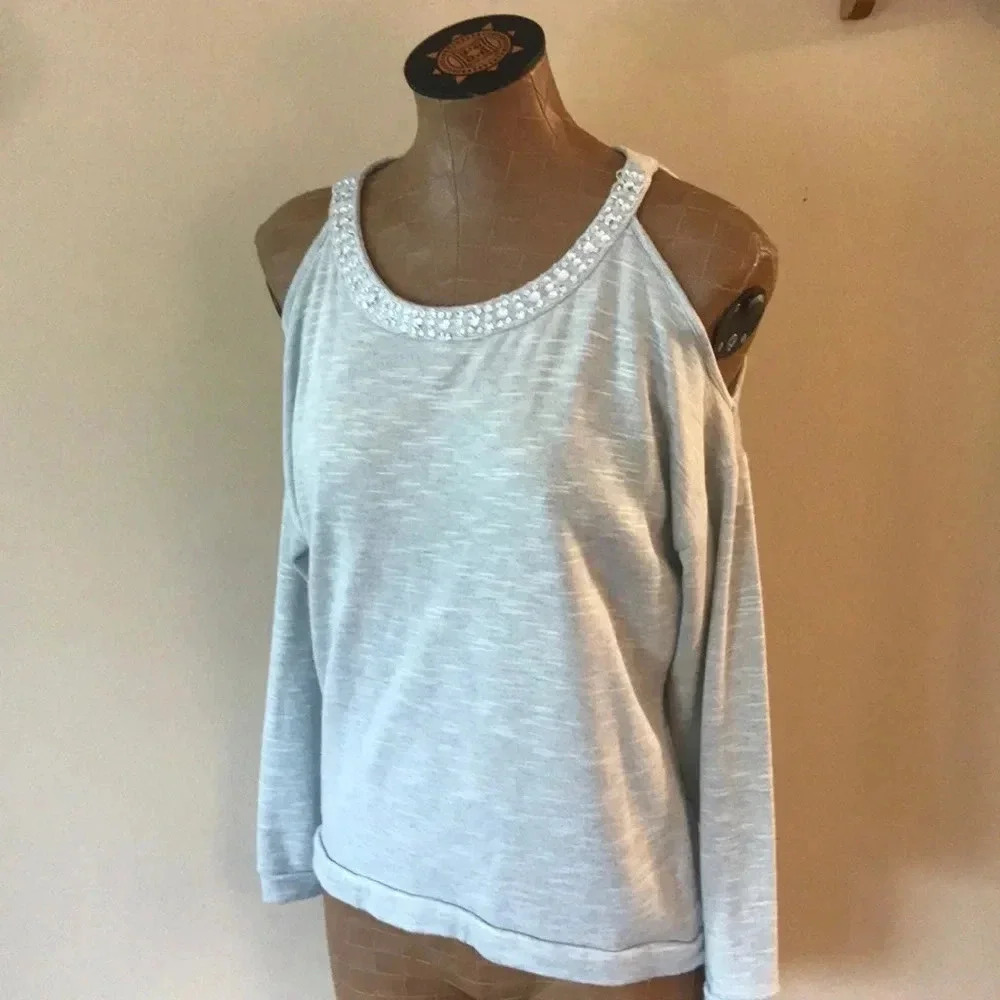 International Concepts Cold Shoulder Top Size S